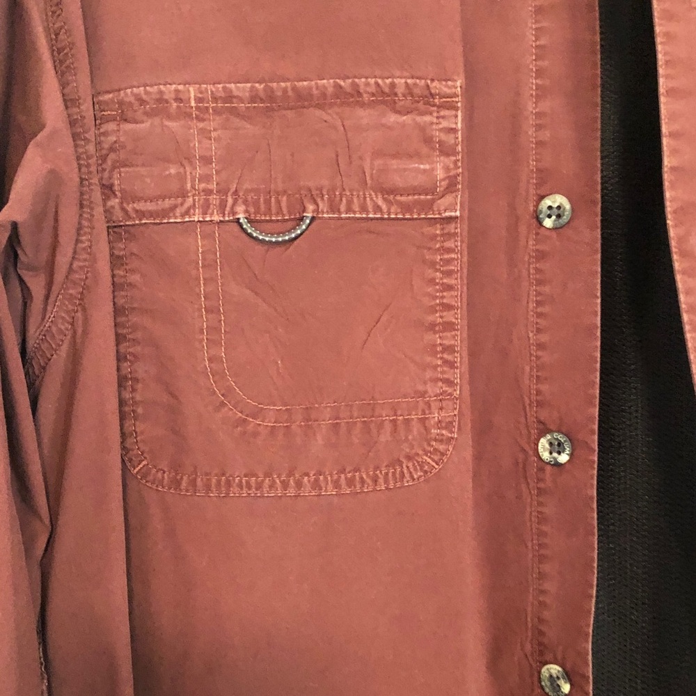 Columbia Men's Rust Button-Down Shirt - Picture 4 of 7
